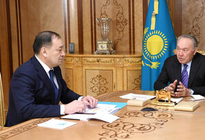 Нурсултан Назарбаев встретился с Заместителем Премьер-Министра Казахстана Ералы Тугжановым