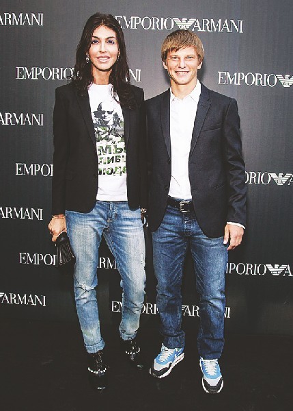 Андрей Аршавин и Алиса Казьмина.