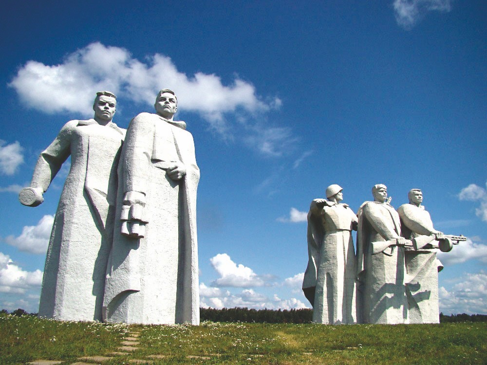 Мемориал 28 панфиловцев близ подмосковного села Дубосеково.