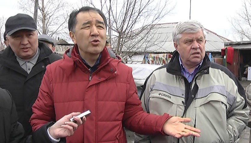 Бакытжан Сагинтаев (слева) и Владимир Божко.