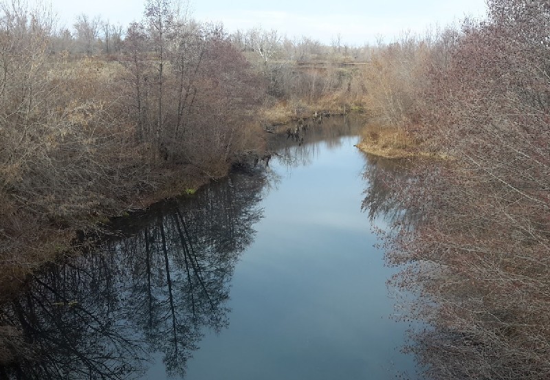 Обычно прозрачная вода сейчас серого цвета.