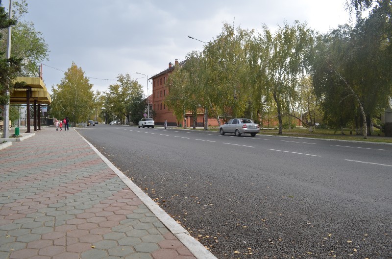 Улица Абая после полной реконструкции.