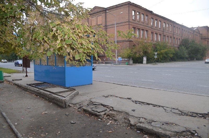 Проспект Шакарима после среднего ремонта дороги.