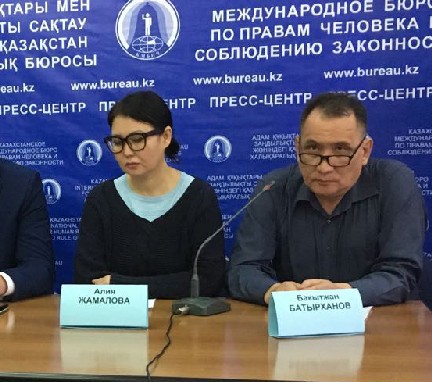 Алия ЖАМАЛОВА и Бахытжан БАТЫРХАНОВ.