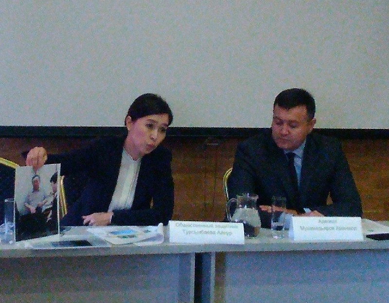 Айнур ТУРСЫНБАЕВА и Аманжол МУХАМЕДЬЯРОВ.