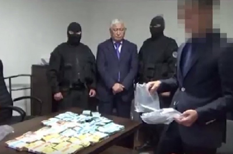 Во время задержания Ержана ОТАРОВА.