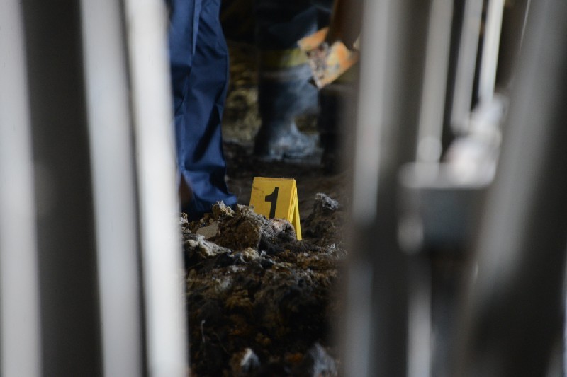 Скорее всего, здесь было обнаружено тело одного из погибших...