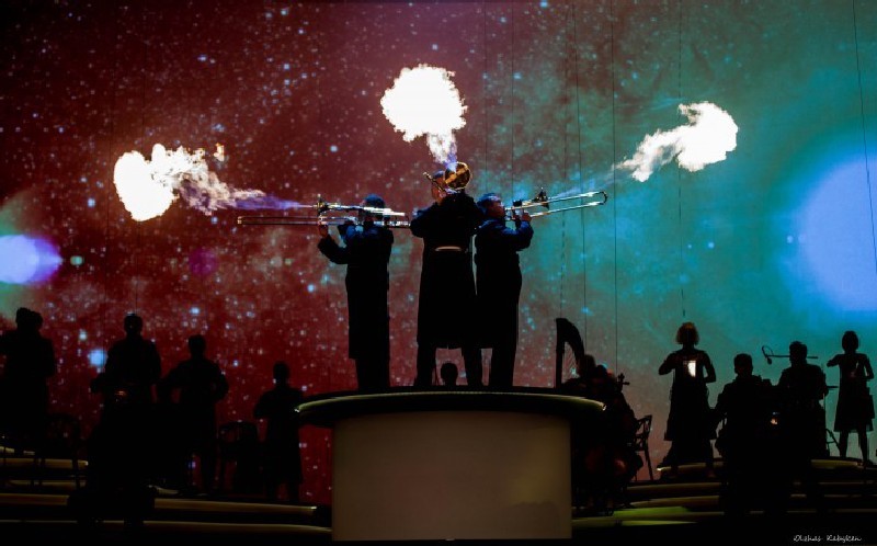 Вот так зажигали тромбоны.