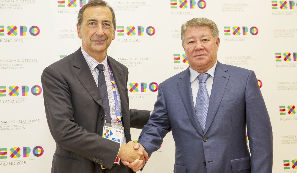 Ахметжан Есимов (справа) и Джузеппе Сала: эстафета успеха