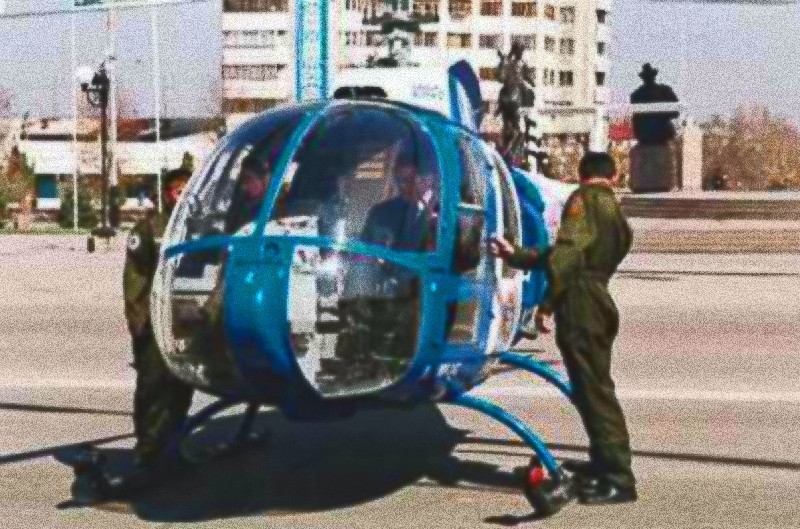 Канувший в лету полицейский вертолет с беглецом Храпуновым на борту.