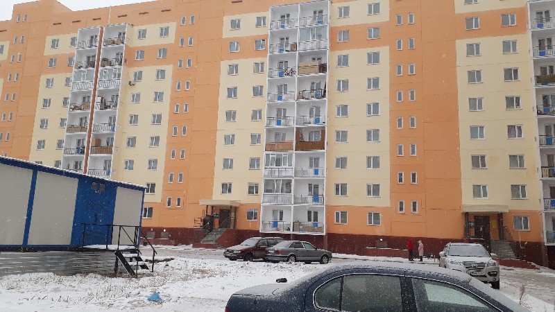 Так выглядят новые девятиэтажки, в которые планировали переселить обитателей ветхих домов.