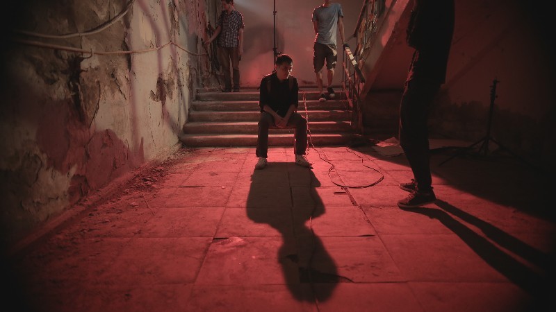 ЕРЖАНОВ с соратниками в коридорах “Казахфильма”.