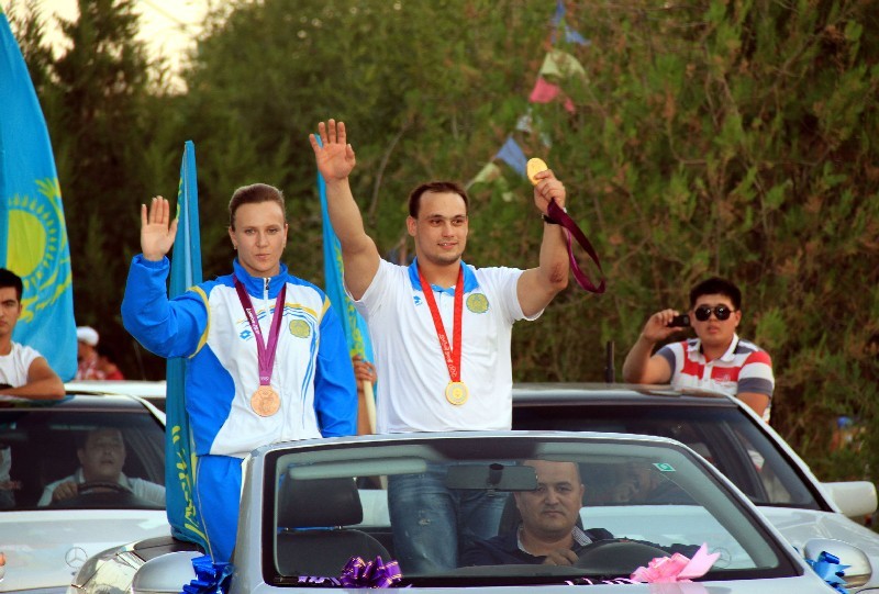 Так Ильина встречают после каждой победы.