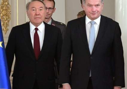 Назарбаев надеется на содействие Финляндии развитию диалога между Казахстаном и ЕС