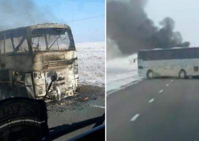 В автобусе замкнуло проводку: Названа предварительная версия ДТП в Актюбинской области