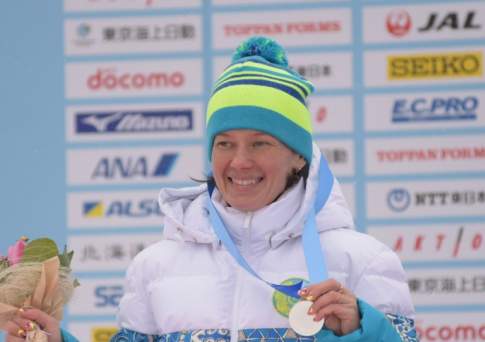  Лыжница Елена Коломина принесла Казахстану вторую медаль на Азиаде в Саппоро