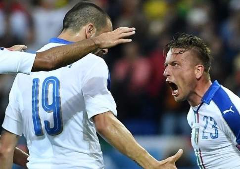 Сборная Италии начала Евро-2016 с победы над командой Бельгии (видео)