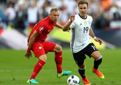 Сборная Германии сыграла вничью с Польшей на Евро-2016