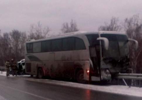 Смертельное ДТП с участием рейсового автобуса из Усть-Каменогорска произошло в России