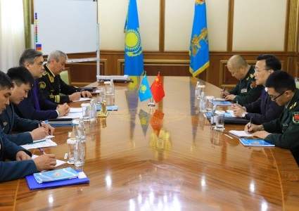 Казахстан и Китай обсуждают перспективы дальнейшего военного сотрудничества