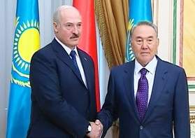 Лукашенко и Назарбаев договорились координировать усилия по формированию Евразийского экономического союза