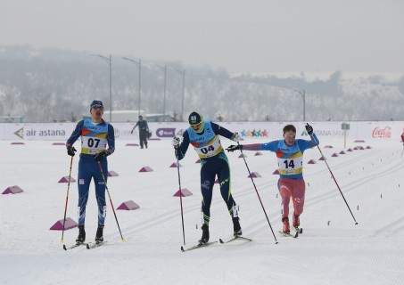 Лыжники сборной Казахстана в командной эстафете стали серебряными призерами зимней Универсиады-2017