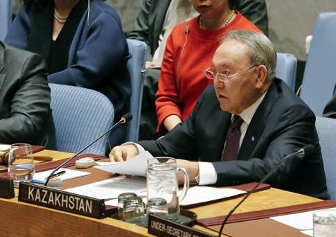 Назарбаев призывает к созданию безъядерной зоны на Ближнем Востоке
