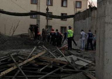 В Астане пострадали трое рабочих после обрушения новостройки
