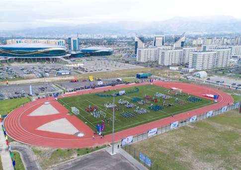 В Алматы открыли легкоатлетический стадион