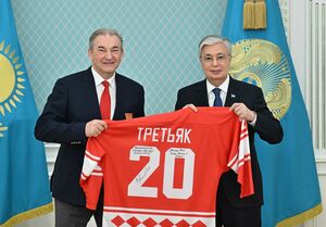 Токаев: география хоккея в Казахстане расширилась.