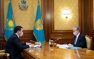 Токаев встретился  с Касымбеком