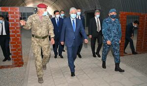 Токаев посетил учения «Кайсар-2021» в Алматинской области
