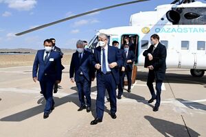 Президент прибыл в Жамбылскую область
