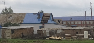 Крыши восьми домов унесло ветром в Акмолинской области