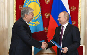 Касым-Жомарт Токаев провел встречу с Владимиром Путиным