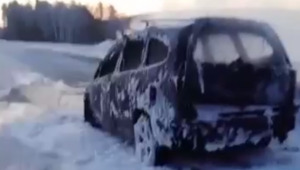 Пожар в дороге