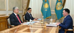 Президент Касым-Жомарт Токаев принял председателя Верховного суда Асламбека Мергалиева