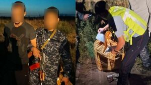 Троих жителей Тараза задержали с мешком конопли
