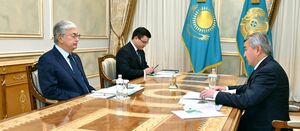 Касым-Жомарт Токаев принял главу нацхолдинга «Байтерек»