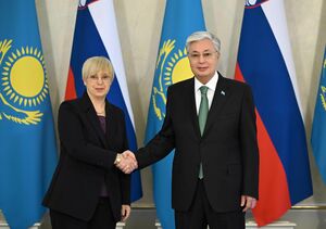 Президенты Казахстана и Словении провели переговоры в узком формате
