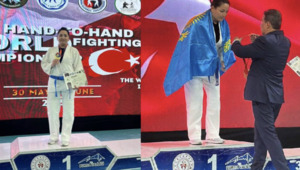Казахстанка стала чемпионкой мира по рукопашному бою в Турции