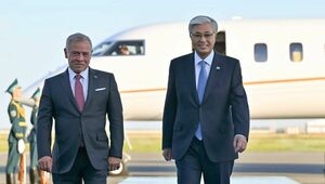 Король Иордании прибыл с визитом в Астану