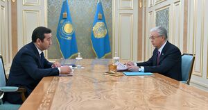 Касым-Жомарт Токаев принял министра сельского хозяйства Айдарбека Сапарова
