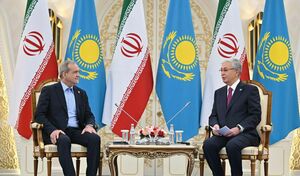 Президент Исламской Республики Иран прибыл в Акорду