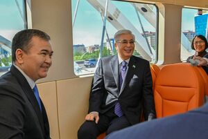 В Астане официально запустили LRT: Токаев стал пассажиром №1