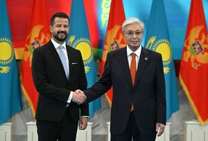 Президенты Казахстана и Черногории провели переговоры в узком составе