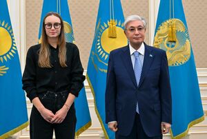 Токаев поздравил казахстанских спортсменок