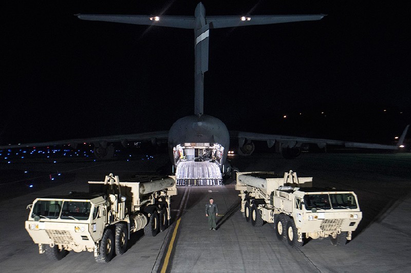 Американские противоракетные комплексы THAAD уже прибыли в Южную Корею.