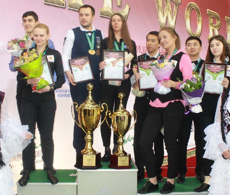Все призеры чемпионата мира.
