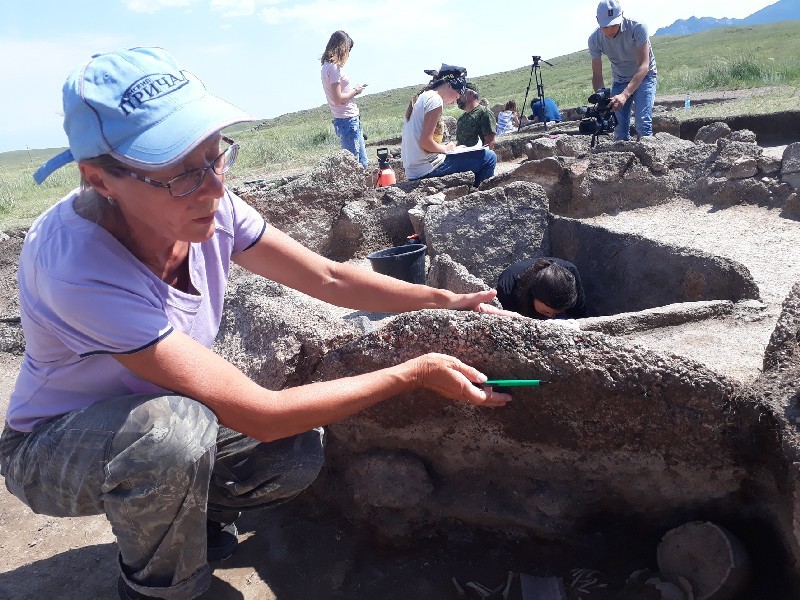 Ирина ТОЛПЕКО со своими студентами приехала из Омска.